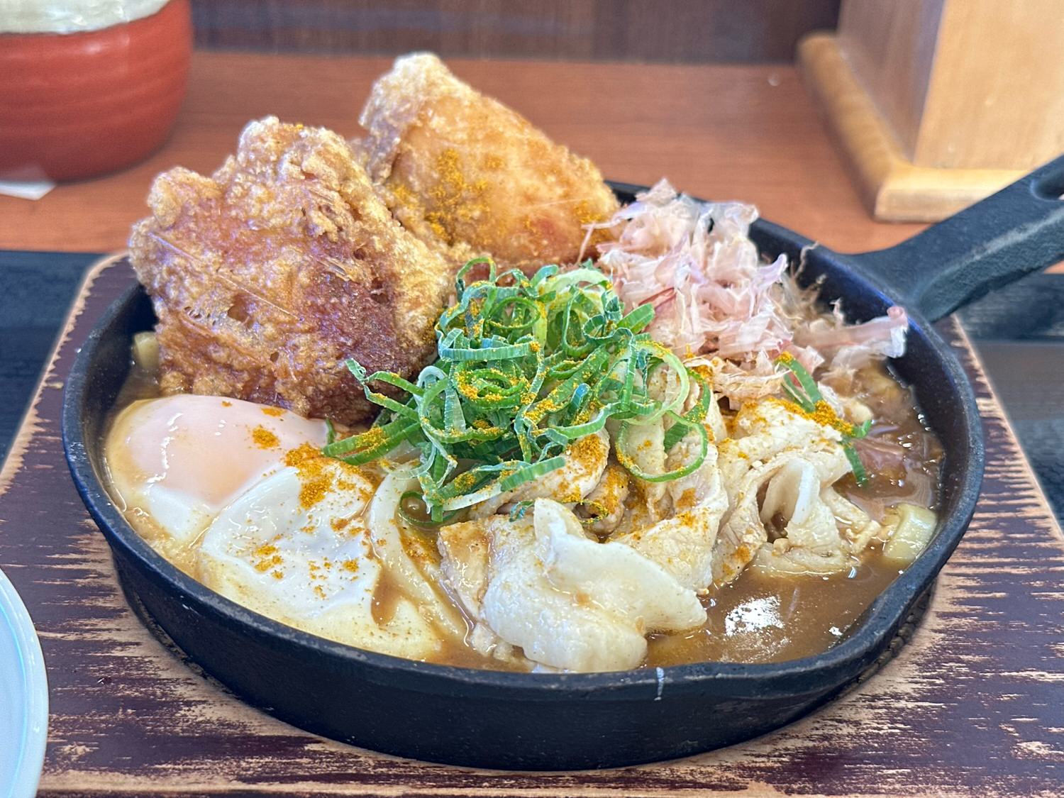 からやま カレーうどん定食