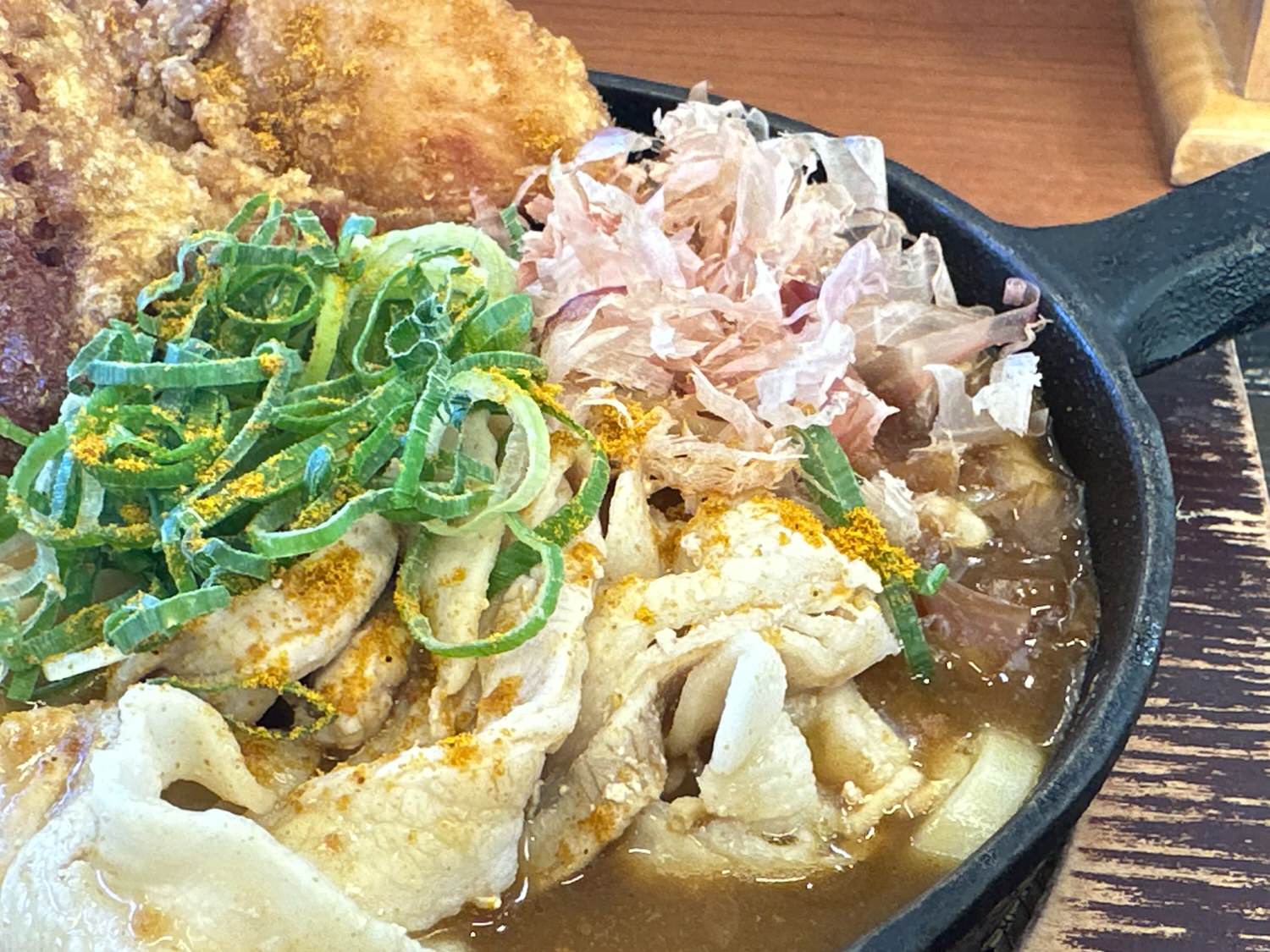 からやま カレーうどん定食