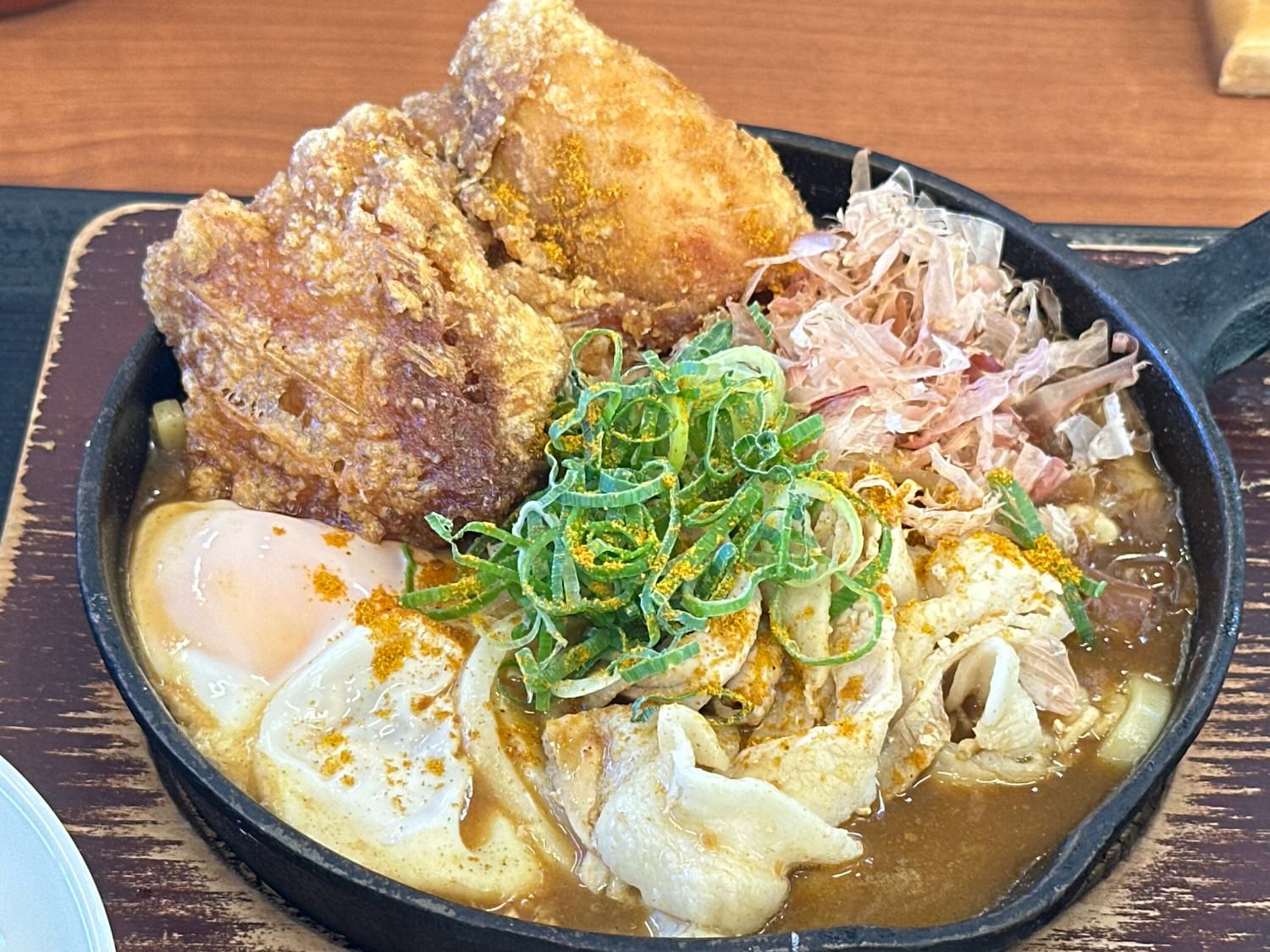 からやま カレーうどん定食