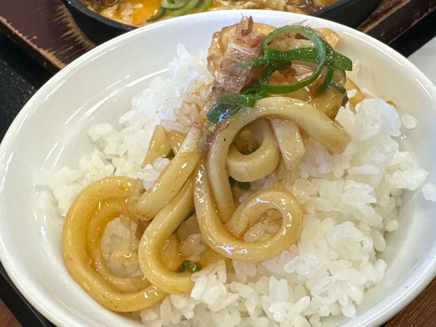 からやま カレーうどん定食