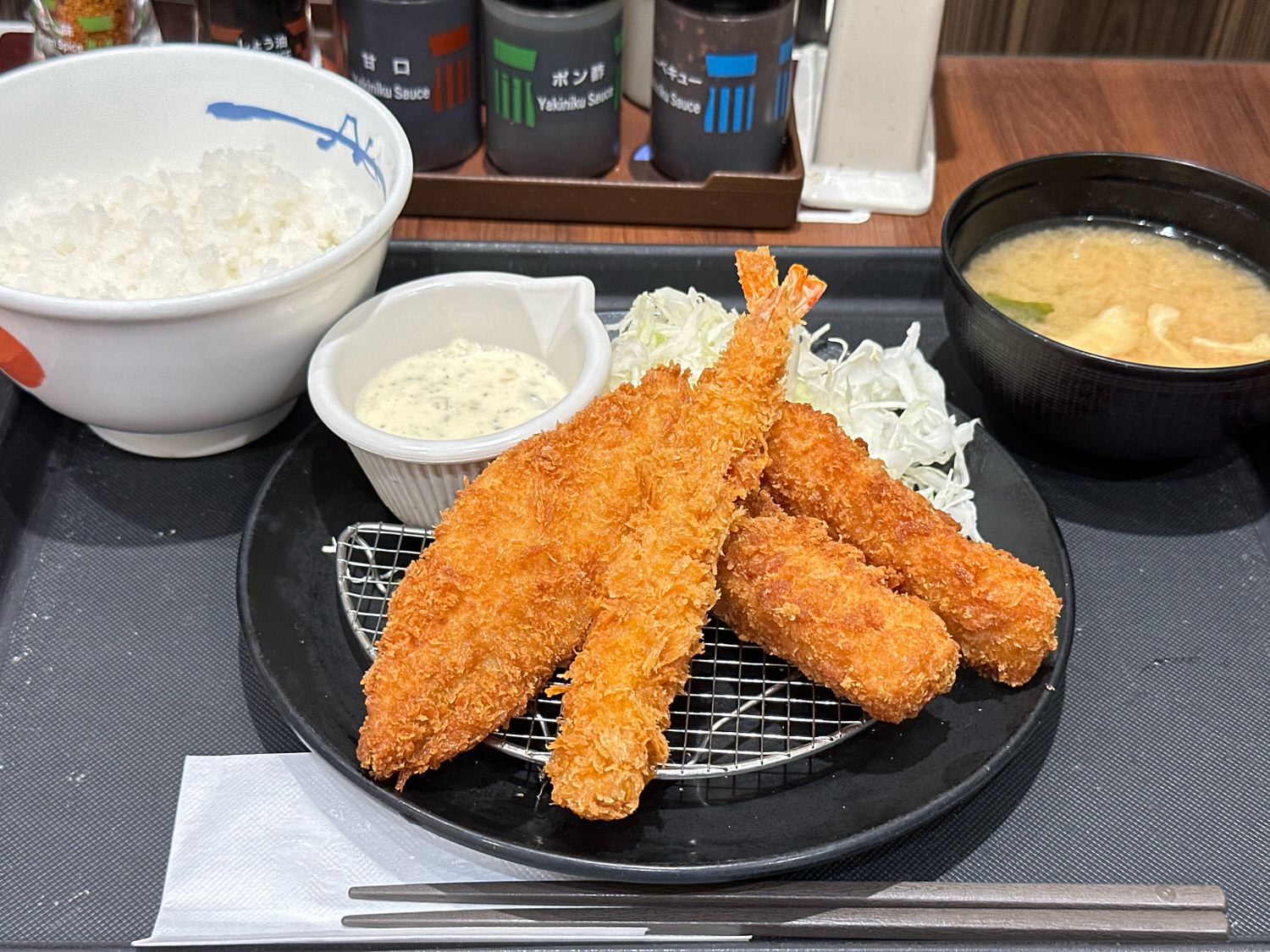 松のや 海鮮盛合せ定食 003.