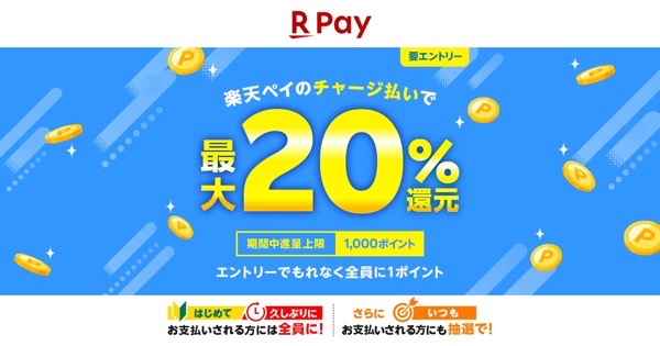 Rakuten pay 20.