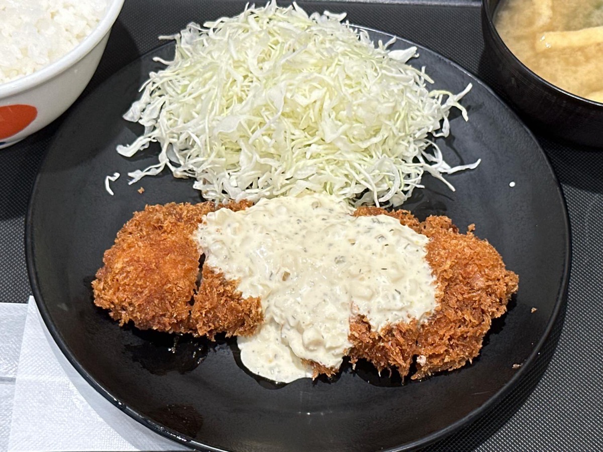 松のや チキンかつ定食 006.