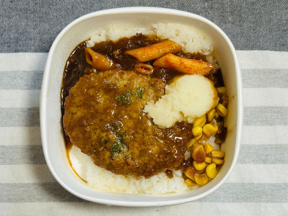 ハンバーグ丼 おろし玉ねぎソース 012.