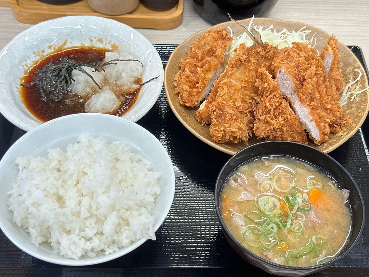 かつや おろしつけカツ定食 004.