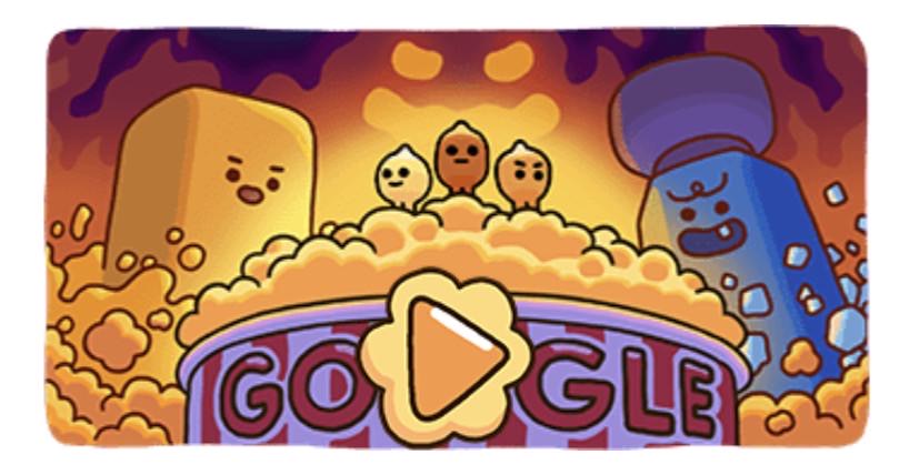 Googleロゴ ポップコーン ゲーム 000.