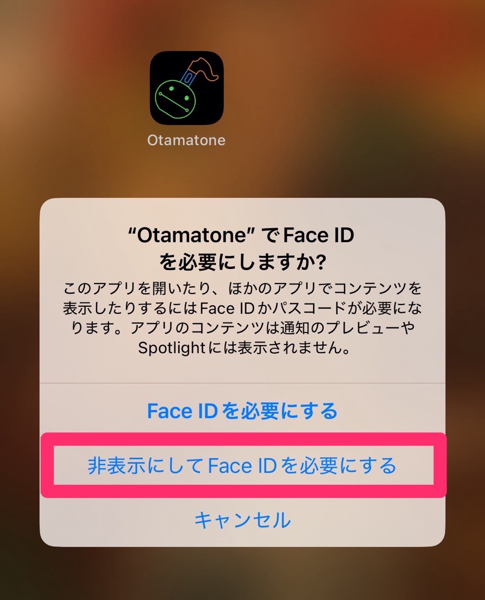 iOS 18 個々のアプリをFace IDでロックする方法 002_result2.