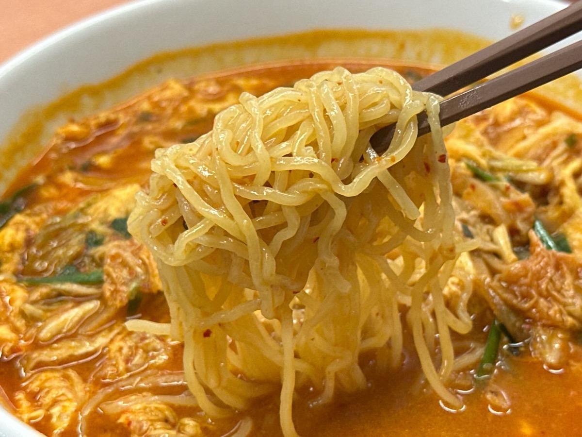 日高屋 チゲ味噌ラーメン 2024 2025 013.