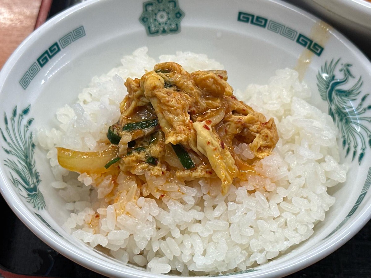 日高屋 チゲ味噌ラーメン 2024 2025 021.