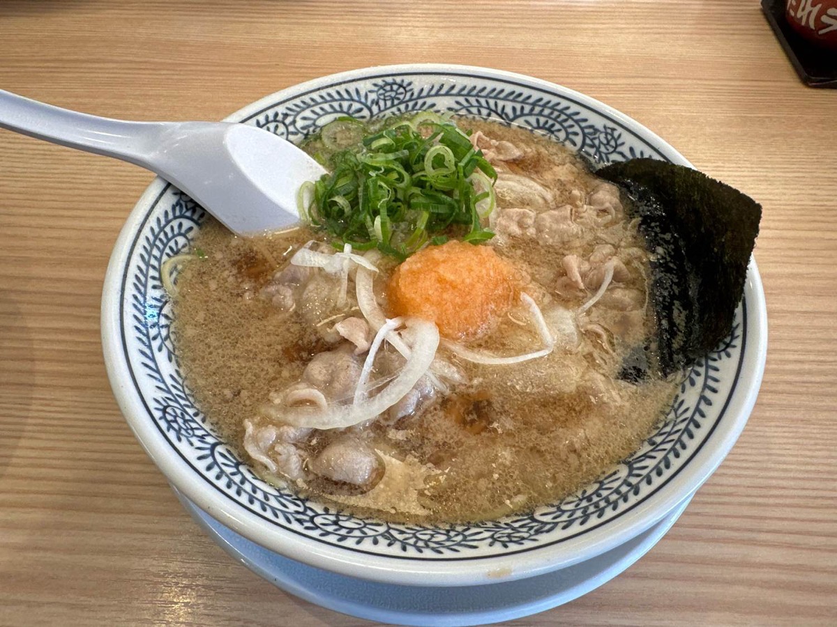 丸源ラーメン 肉そば 005.