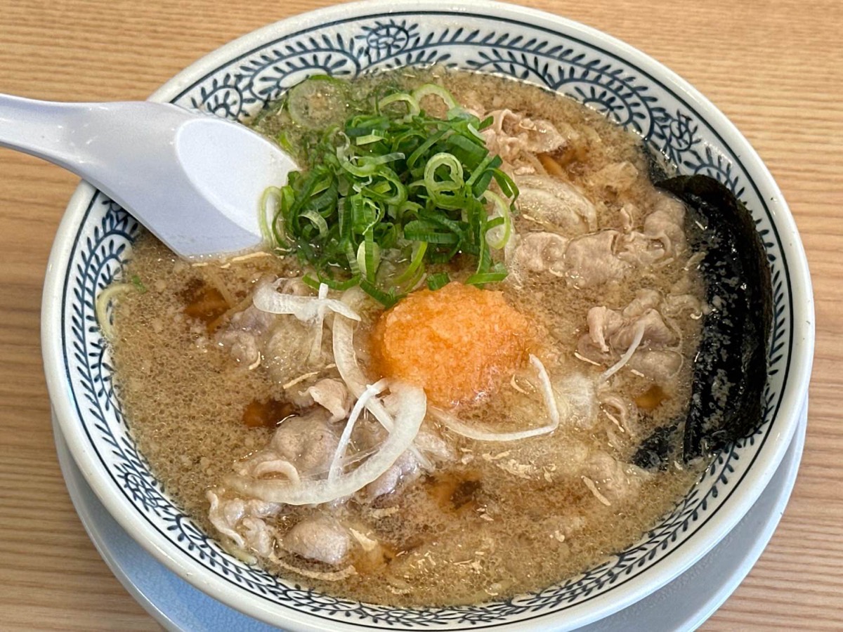 丸源ラーメン 肉そば 007.