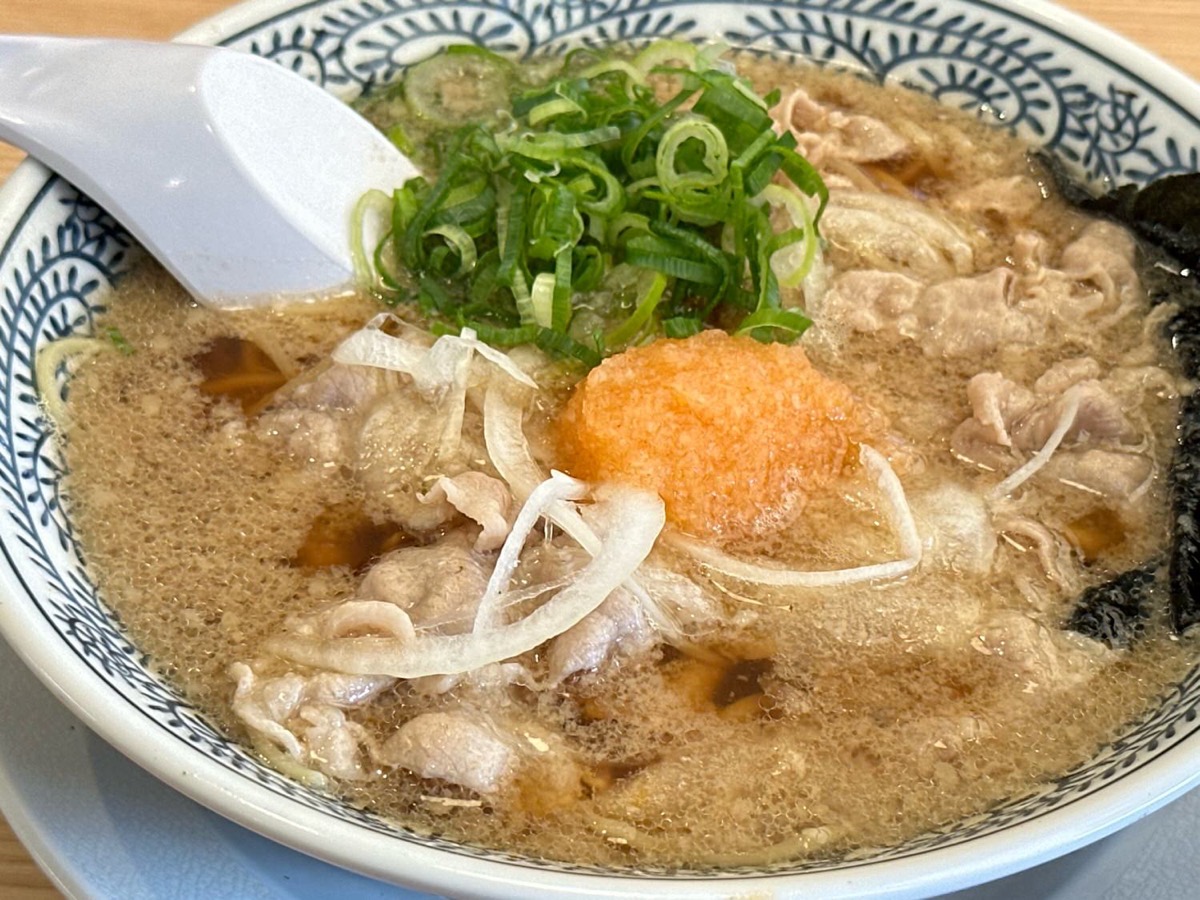 丸源ラーメン 肉そば 011.