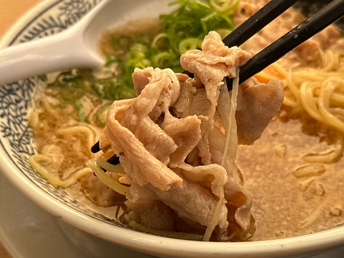 丸源ラーメン 肉そば 018.