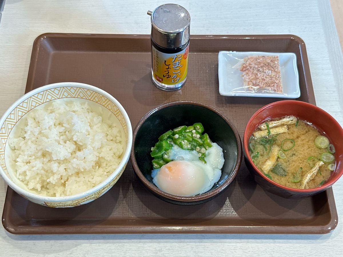 すき家 まぜのっけ朝食 003.