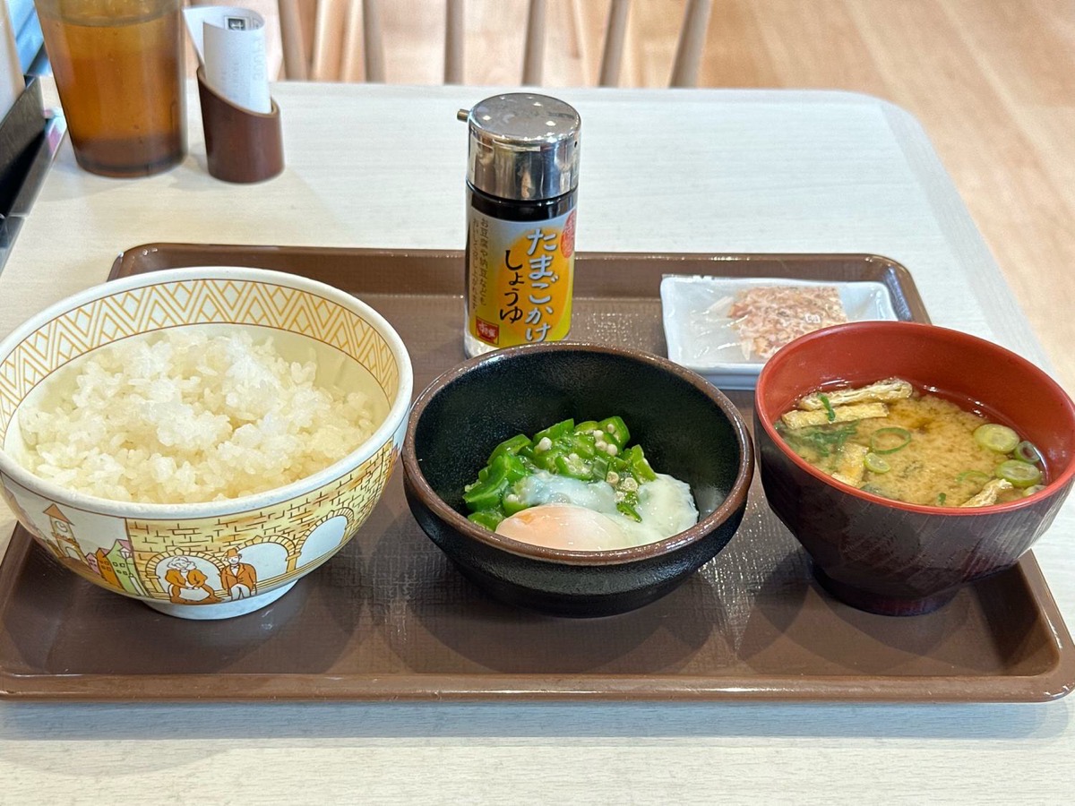 すき家 まぜのっけ朝食 008.