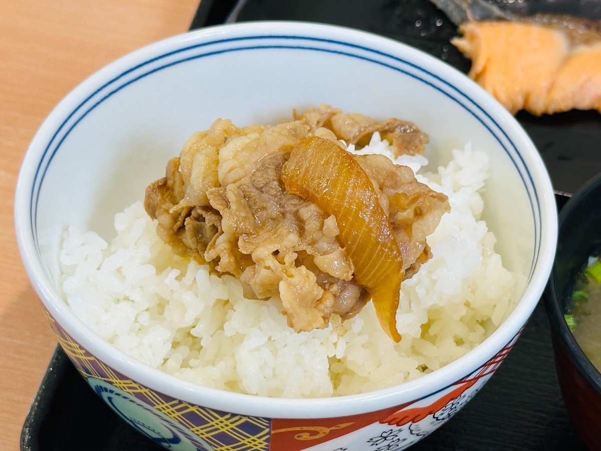 吉野家 焼魚牛小鉢定食 012.