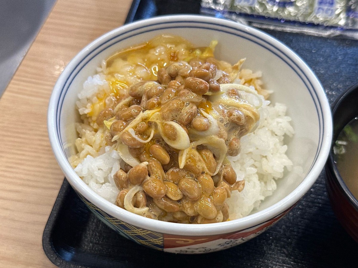 吉野家 納豆定食 011.