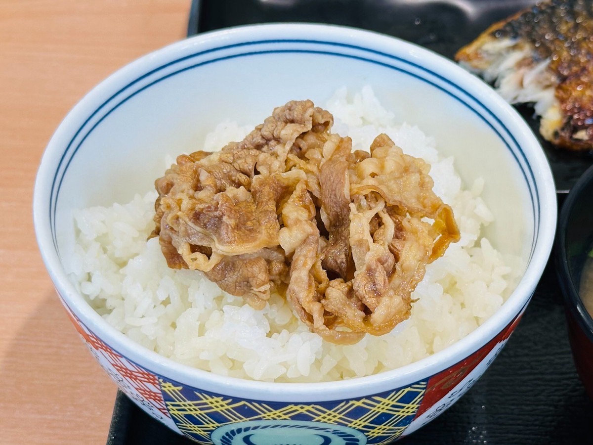 吉野家 塩さば牛小鉢定食 017.