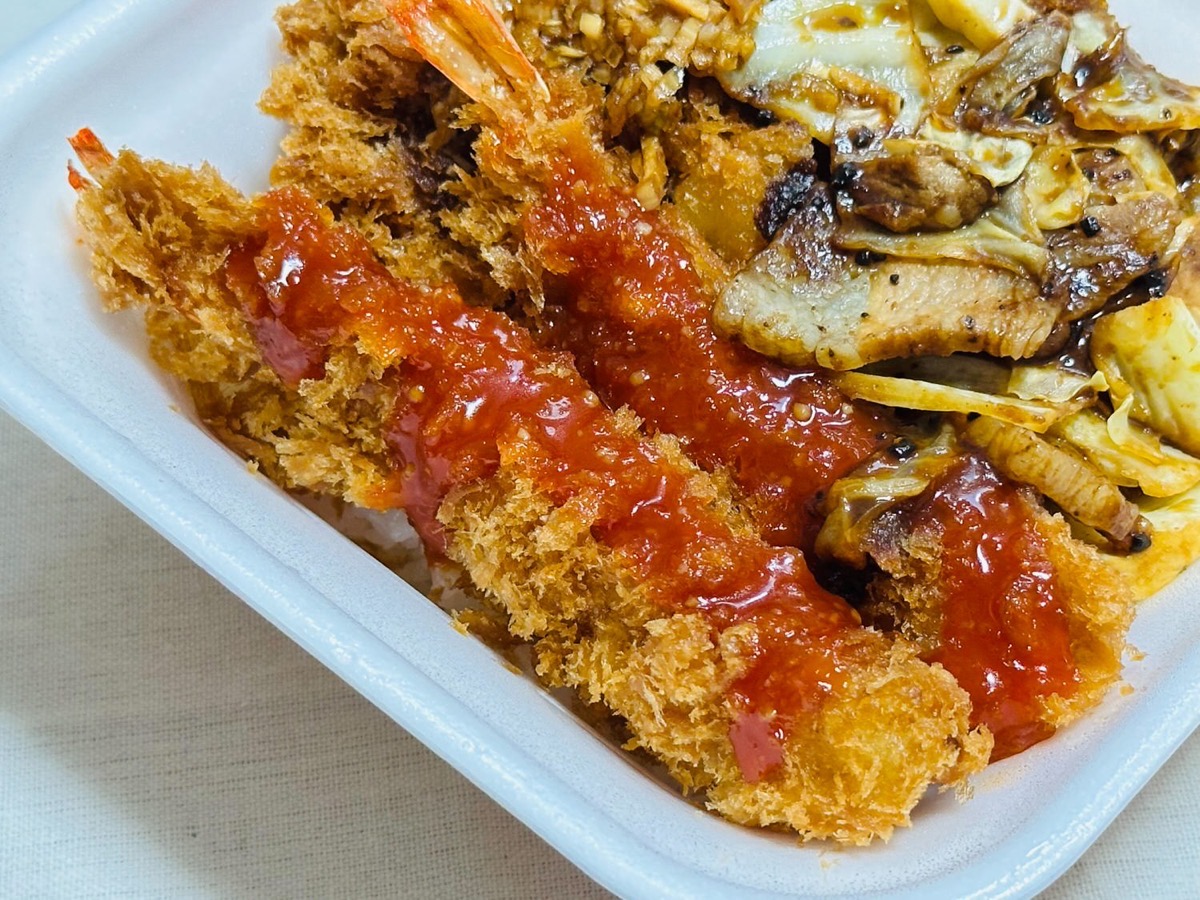 かつや かつやの中華ざんまい丼 009.