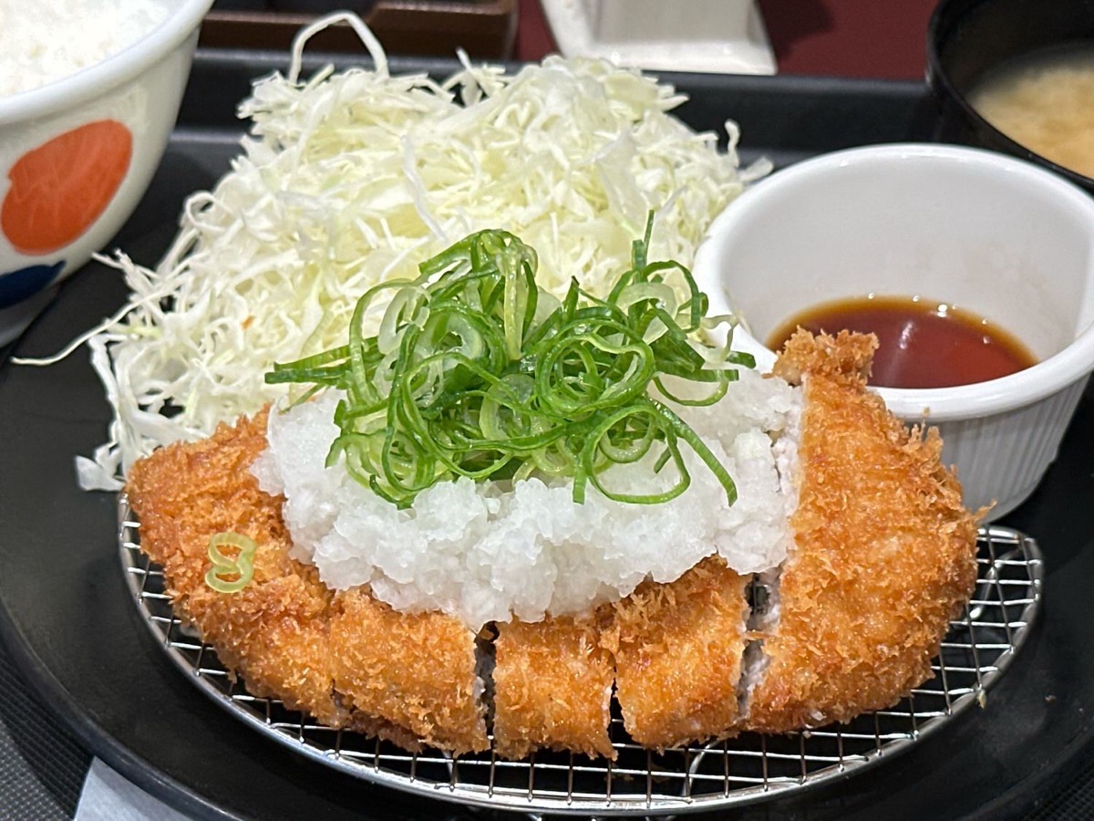 松のや 鬼おろしポン酢ロースかつ定食 008.