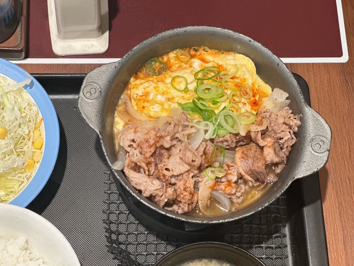 matsuya-gyubara-004.jpg 松屋 旨辛豆腐牛バラ焼定食 004.