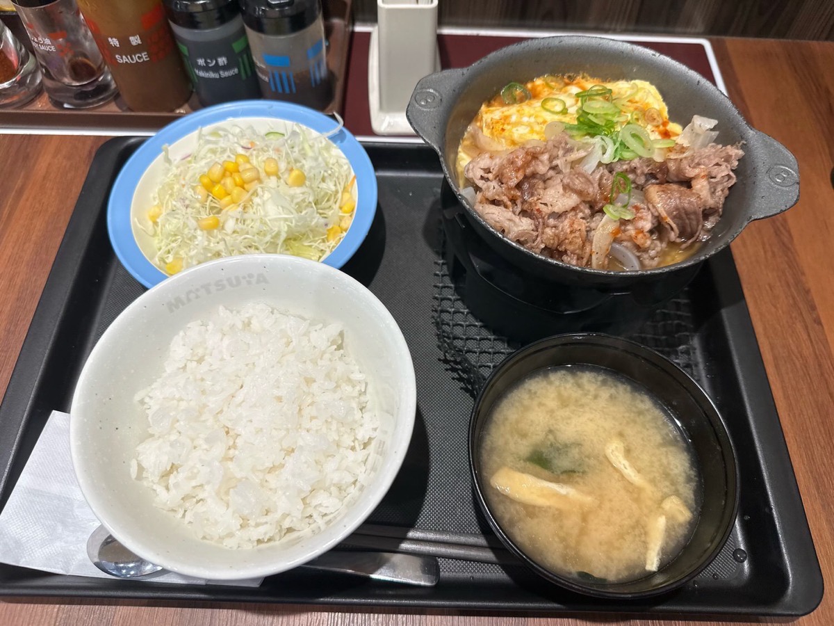 matsuya-gyubara-007.jpg 松屋 旨辛豆腐牛バラ焼定食 007.