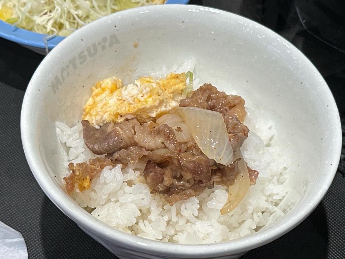 matsuya-gyubara-023.jpg 松屋 旨辛豆腐牛バラ焼定食 023.