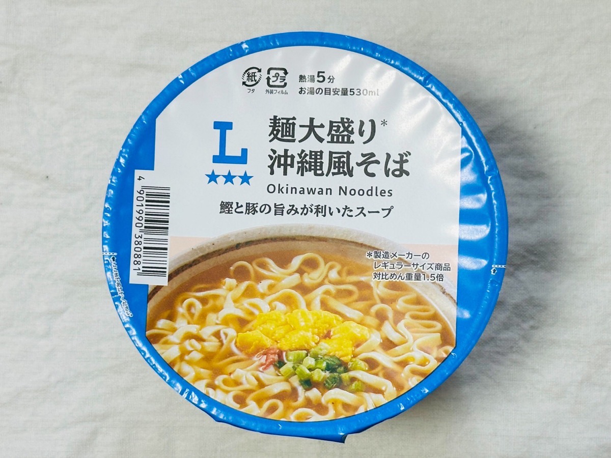 ローソン 麺大盛り 沖縄風そば 001.