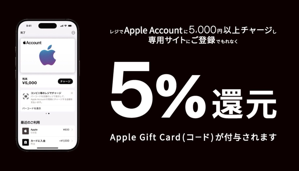 Apple account 5 refund.