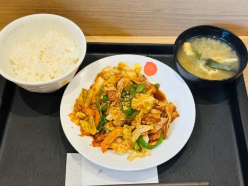 【松屋】「回鍋肉定食」野菜たっぷり、肉たっぷり、夏のコク旨メニューを食べた！