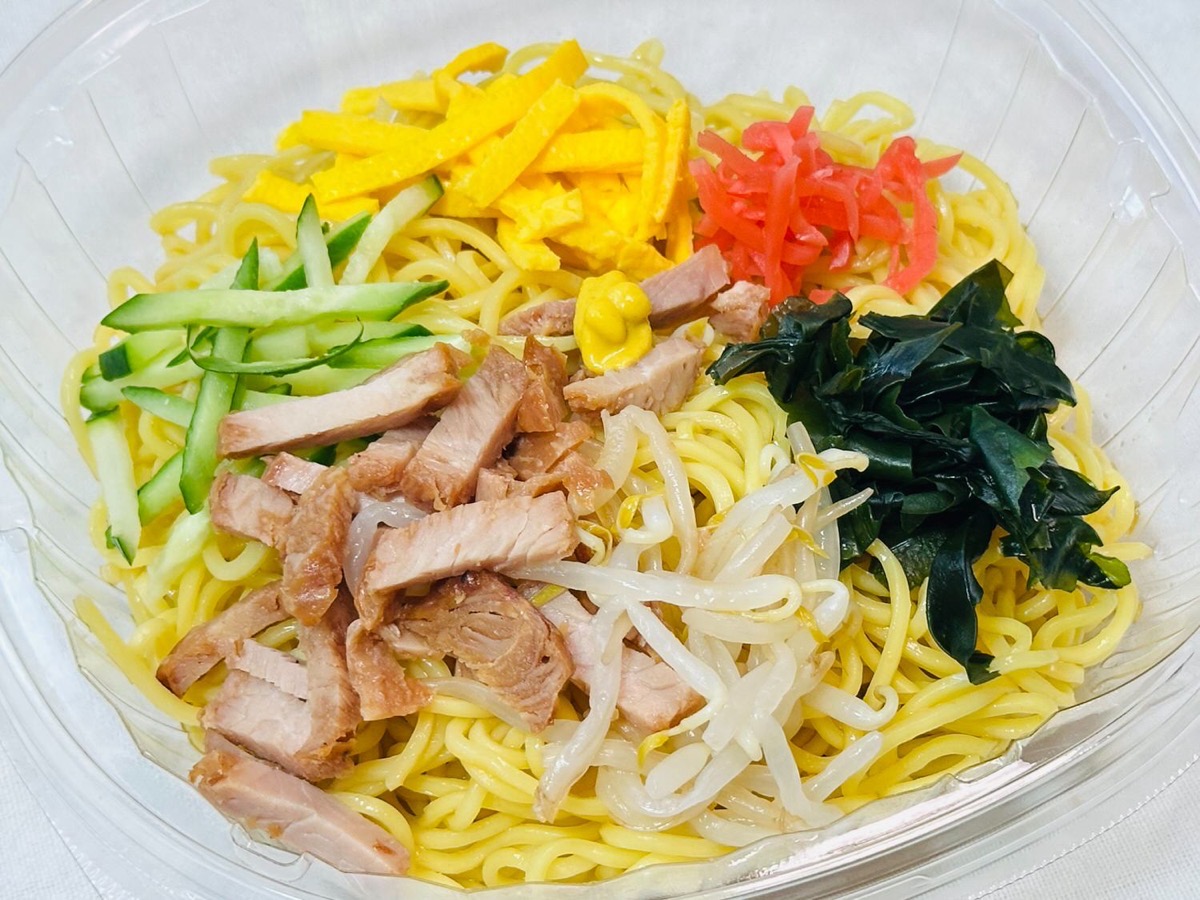 定番！特製醤油だれ 6種具材の冷し中華 018.