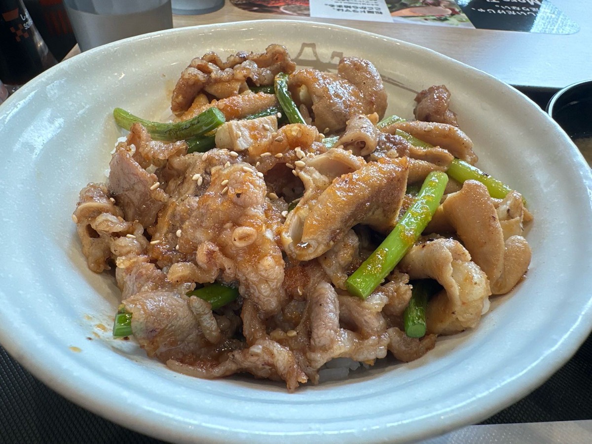 松屋 カルビホルモン丼 006.
