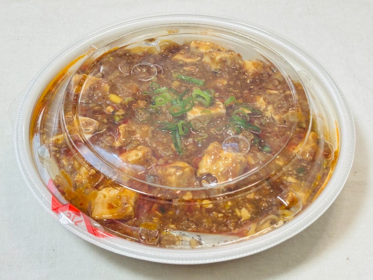 セブンイレブン シビれる辛さの麻婆豆腐焼そば 012.