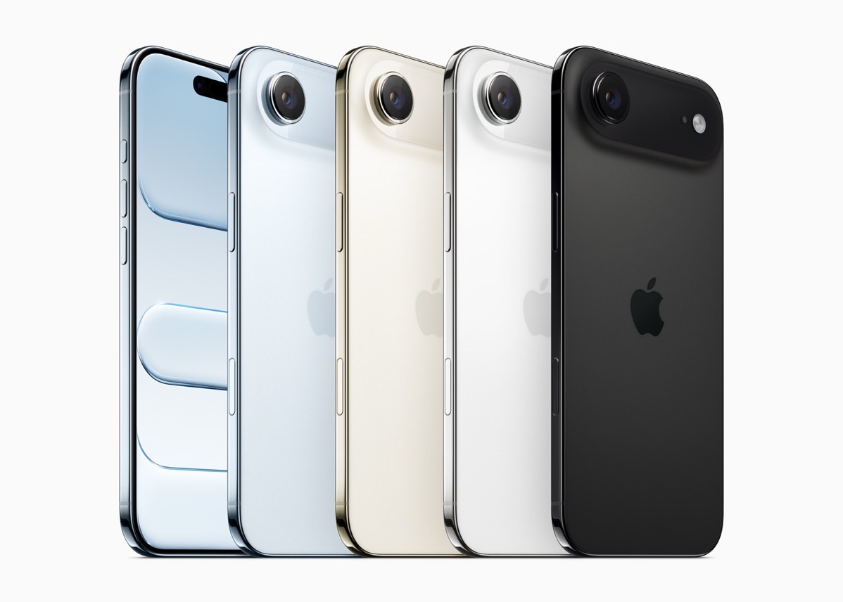 Apple iPhone Air color lineup 250909.
