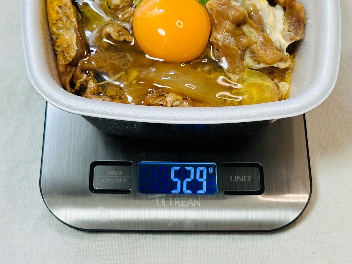 吉野家 月見牛とじ丼 010.