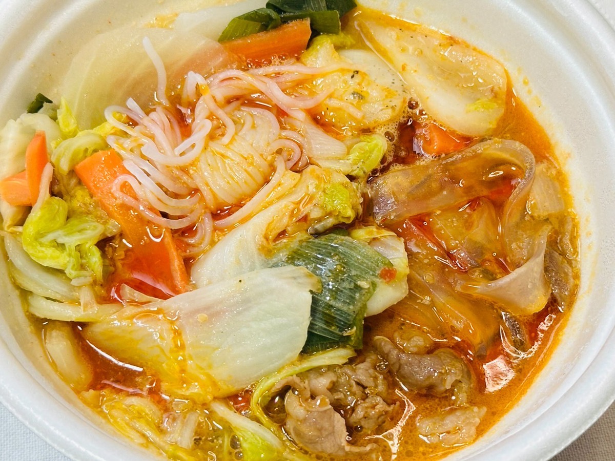 sukiya-mala-nabe-031.jpg すき家 牛・胡麻麻辣湯鍋定食 031.