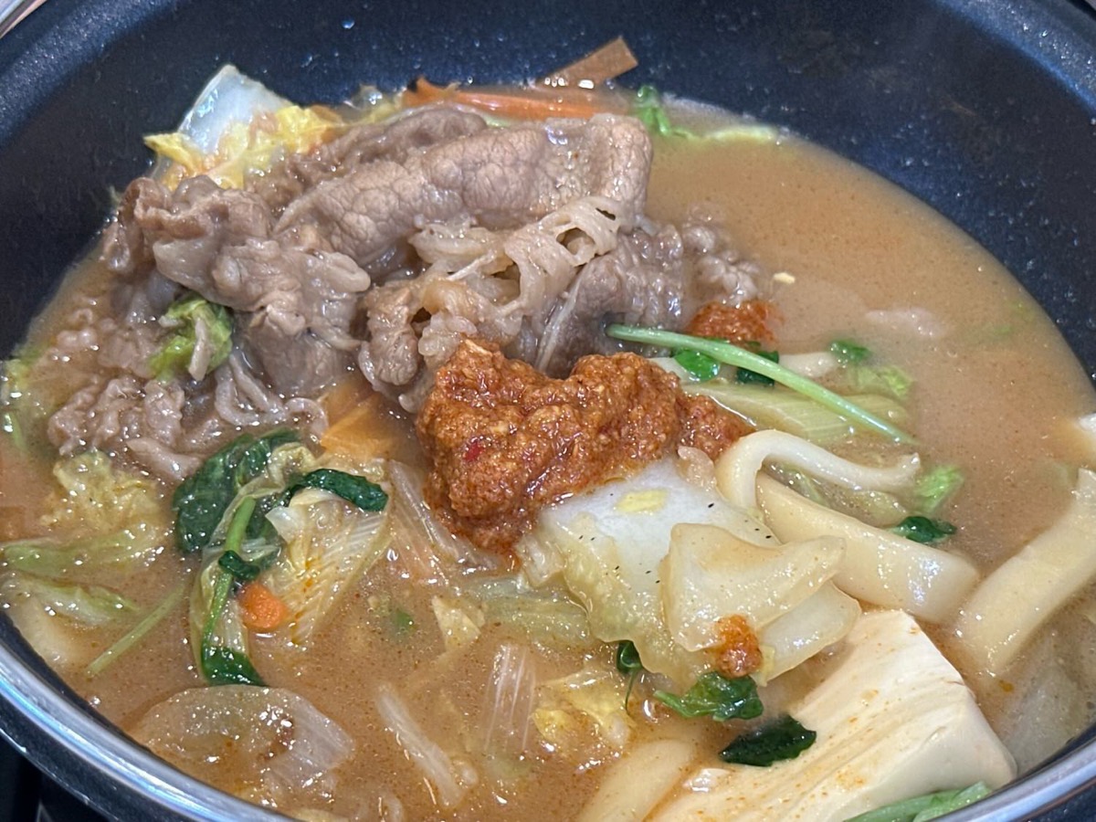 吉野家 とんこつ醤油牛鍋膳 019.