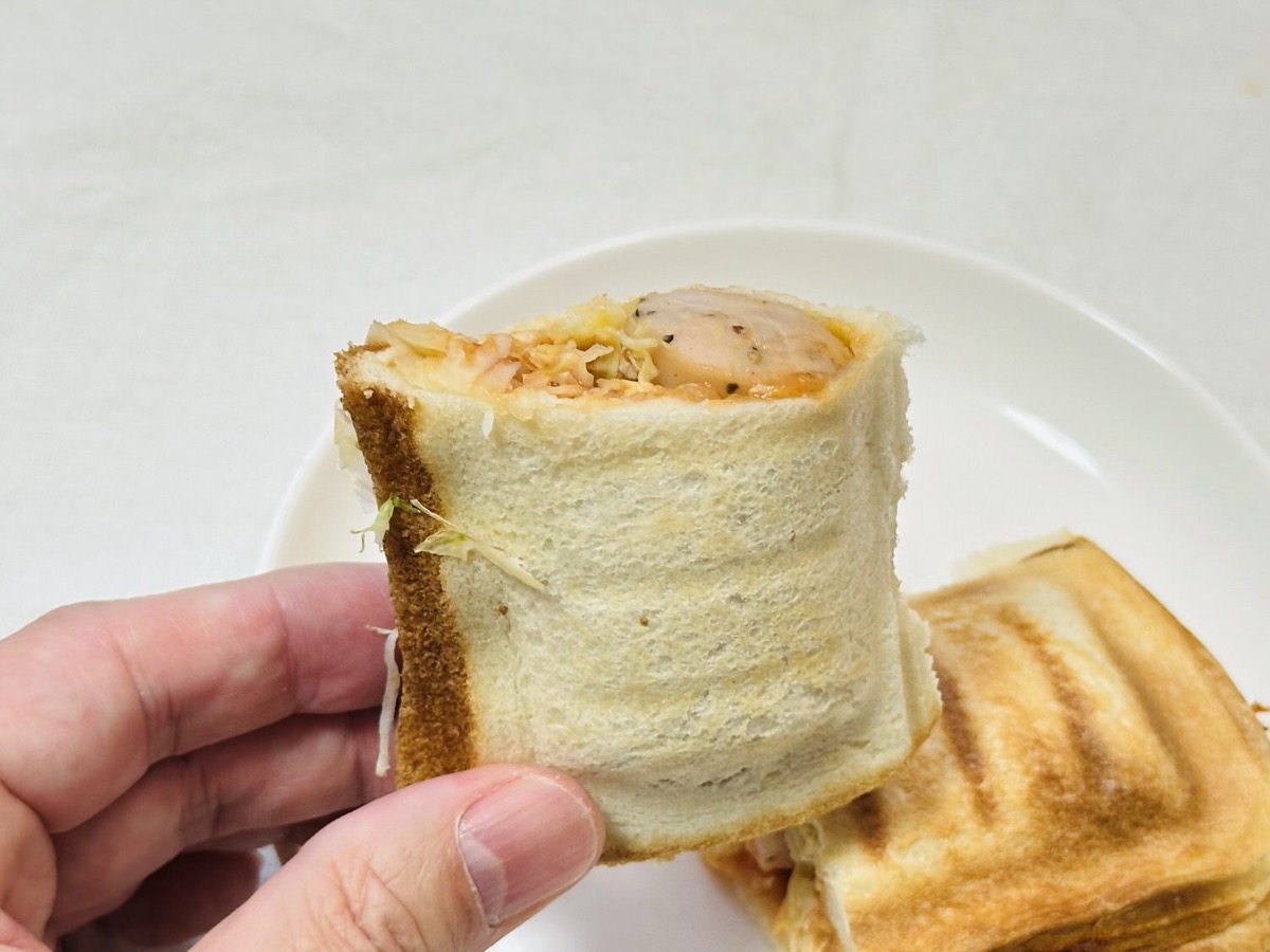 【3COINS】電子レンジ用ホットサンドメーカー【スリコ】 022.