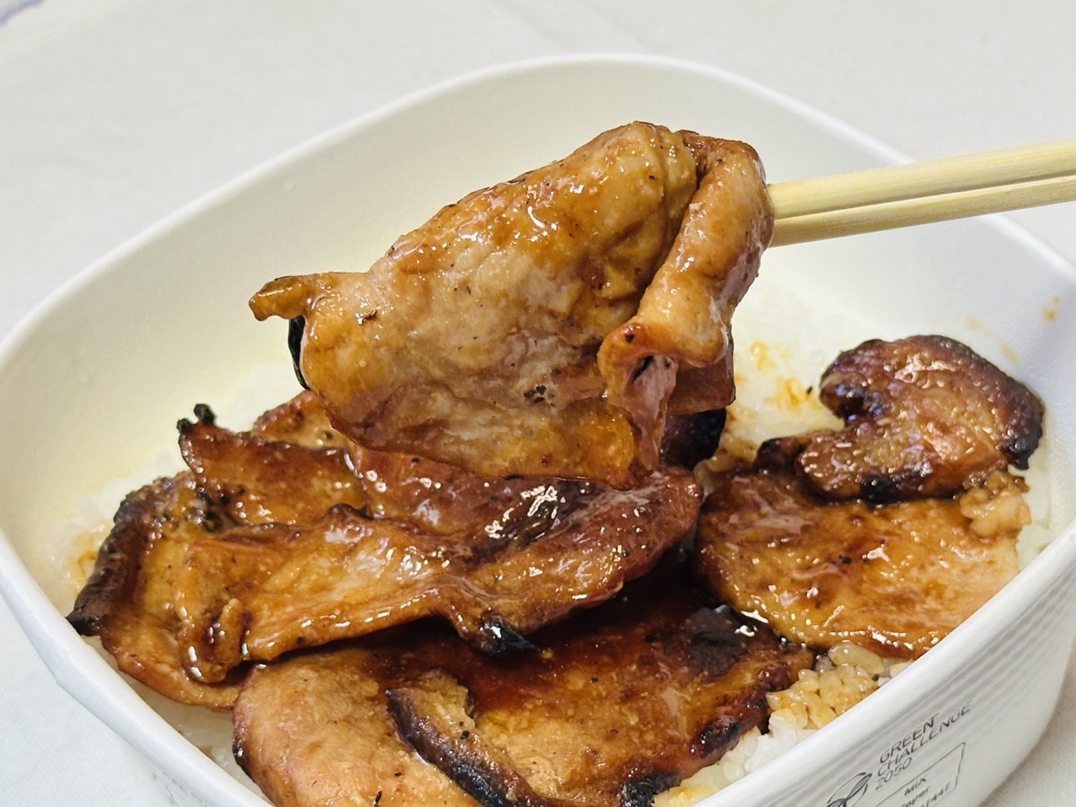 セブンイレブン ぶたはげ監修炭火焼き豚丼 035.
