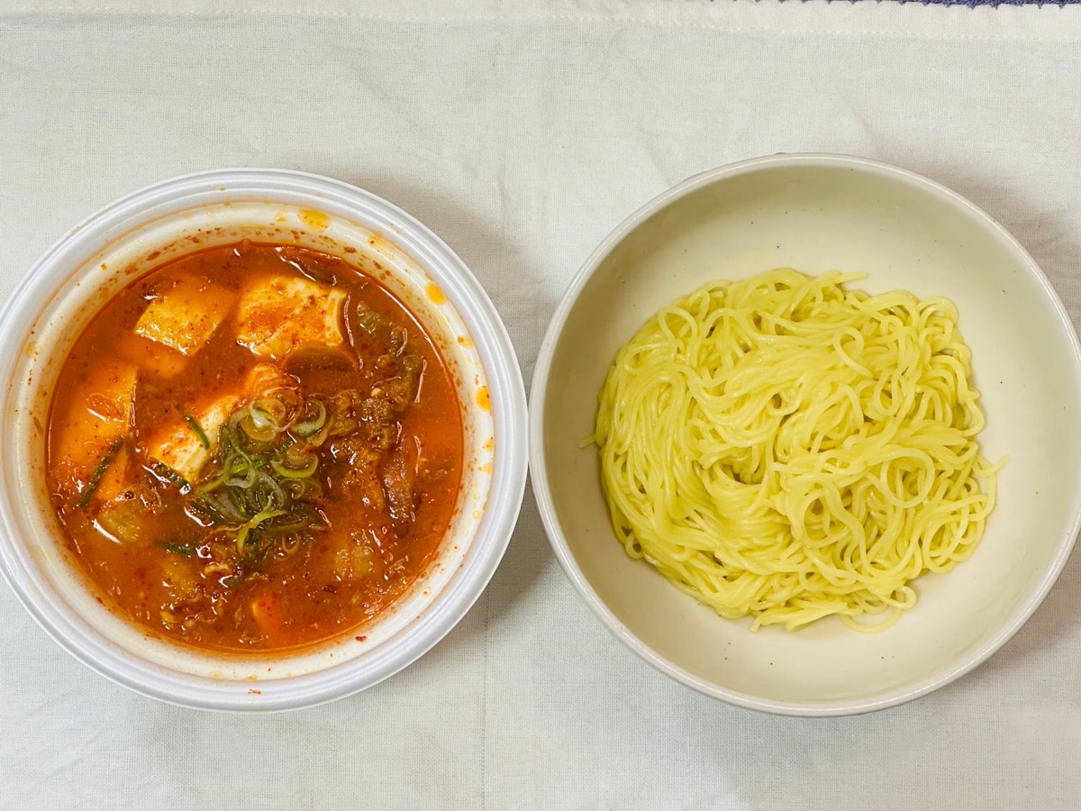 松屋 牛豆腐キムチチゲ ラーメン 006.