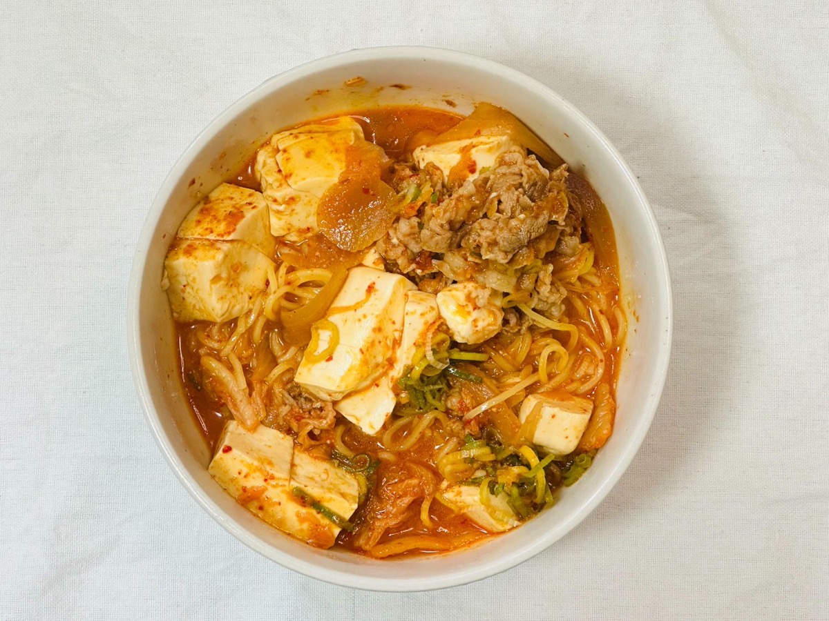 松屋 牛豆腐キムチチゲ ラーメン 009.