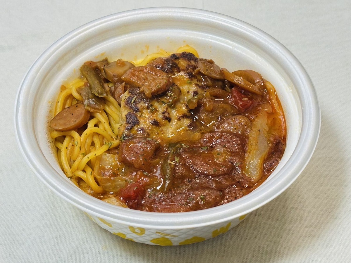 松屋 西条てっぱんナポリタンハンバーグ 015.