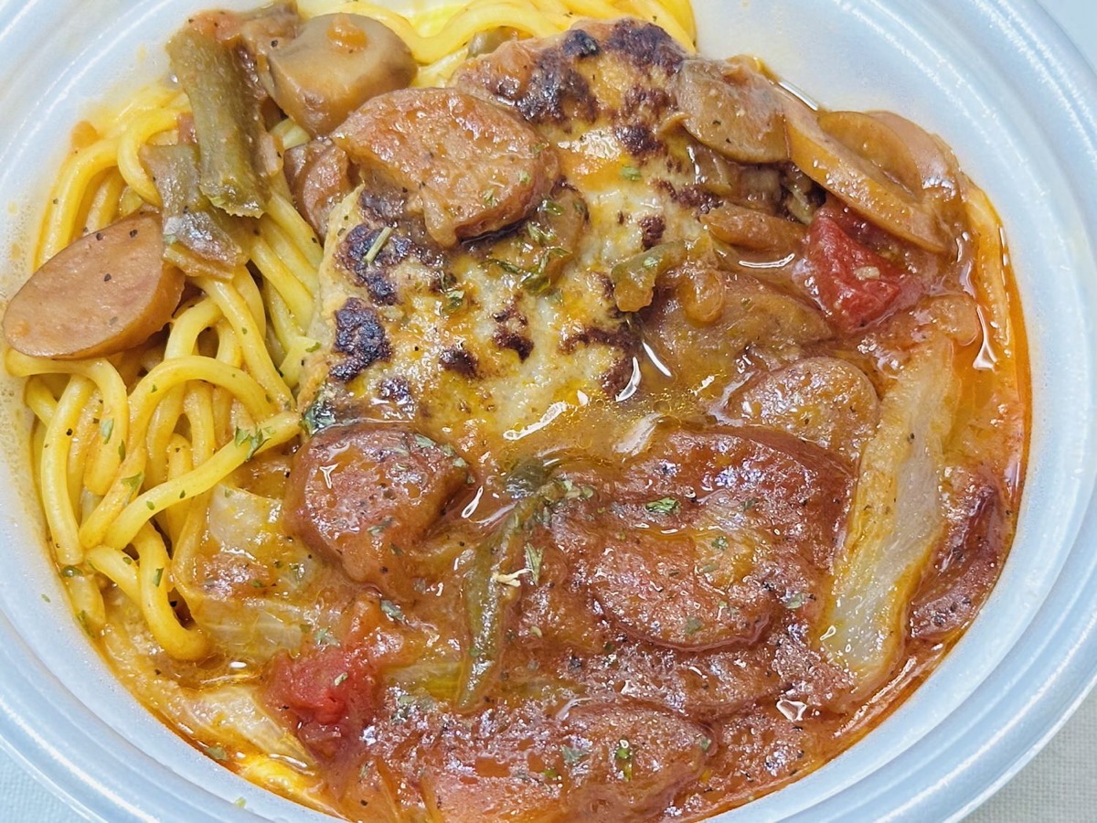 松屋 西条てっぱんナポリタンハンバーグ 017.