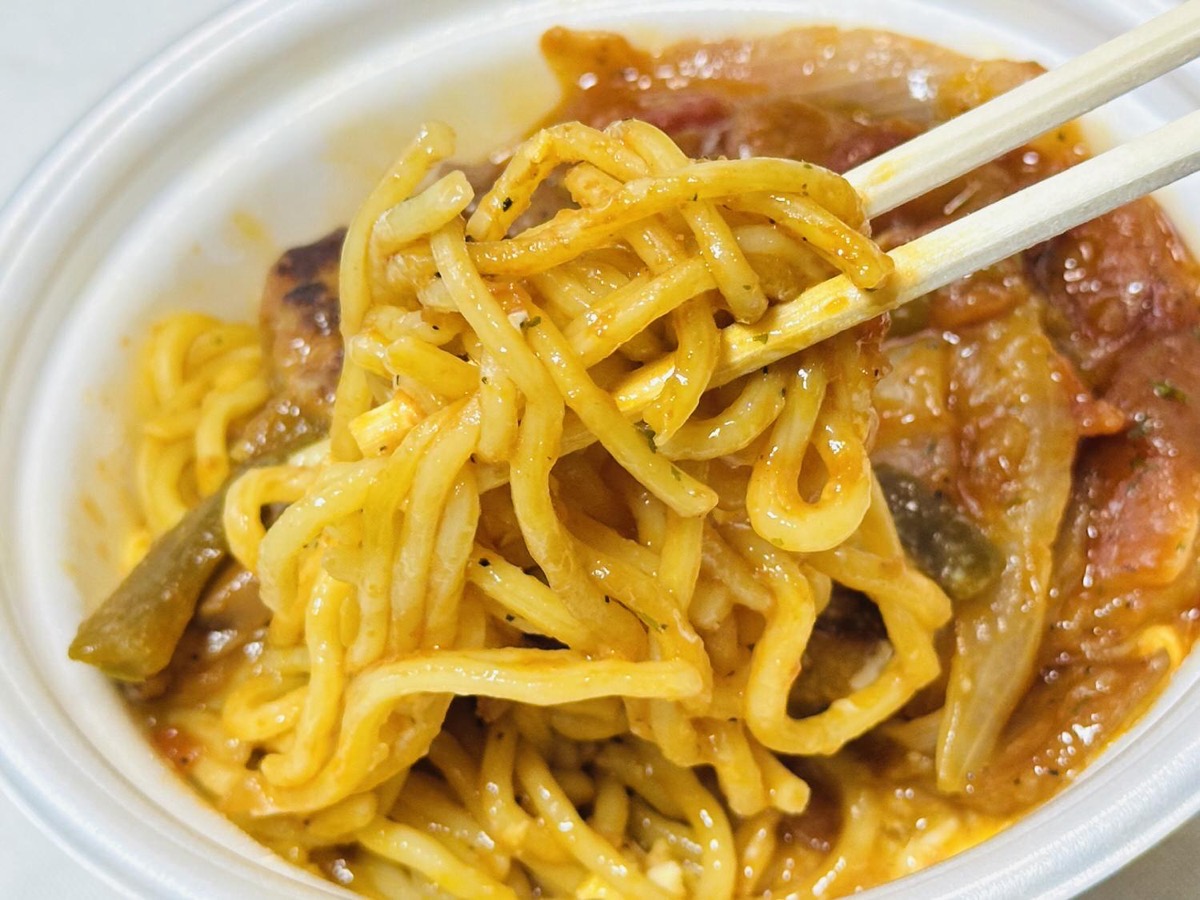 松屋 西条てっぱんナポリタンハンバーグ 024.