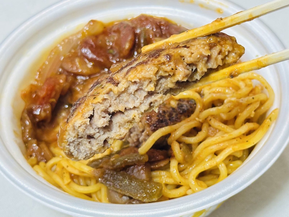 松屋 西条てっぱんナポリタンハンバーグ 026.