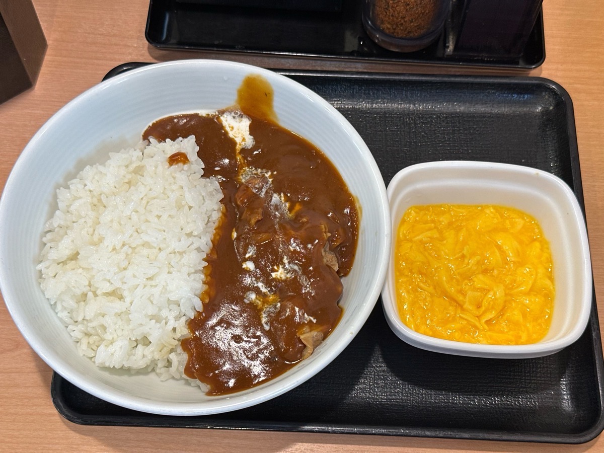 吉野家 牛オムハヤシライス 003.