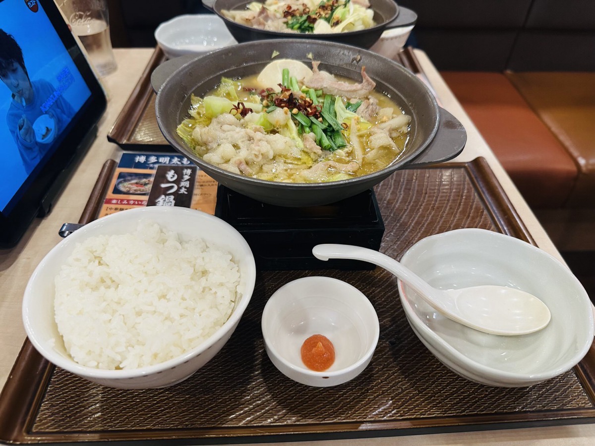 ガスト 博多明太もつ鍋 004.