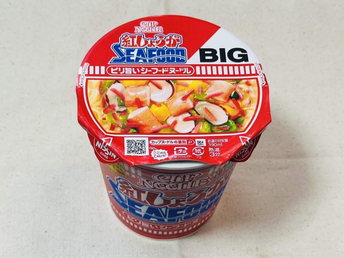 カップヌードル 紅しょうがシーフード 013.