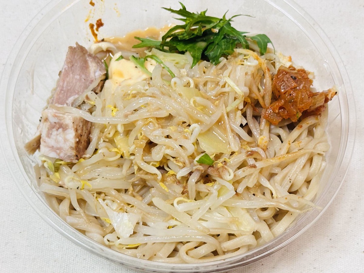 セブンイレブン 中華蕎麦とみ田監修 冷し豚まぜ麺 021.