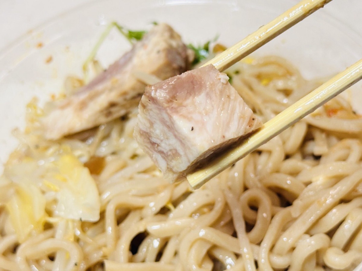 セブンイレブン 中華蕎麦とみ田監修 冷し豚まぜ麺 028.